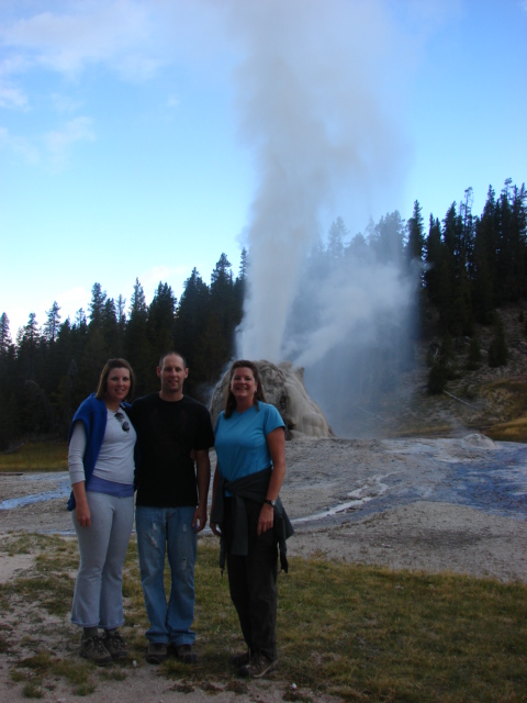 Yellowstone Lone Star Geyser Joanne Dan Margie