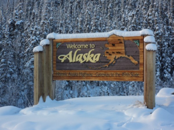 AK Hwy AK sign